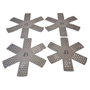 Drew Barrymore Cookware Pot & Pan Felt Scratch Guards Protectors 4 Size Set